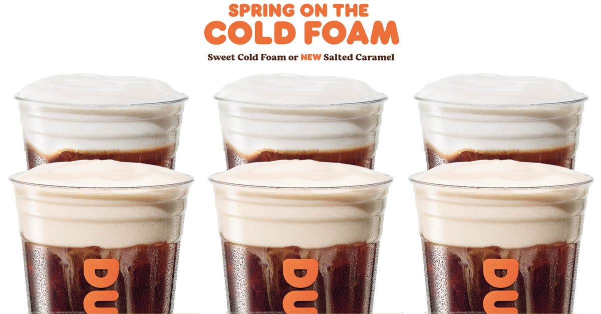 Dunkin' Salted Caramel Cold Foam