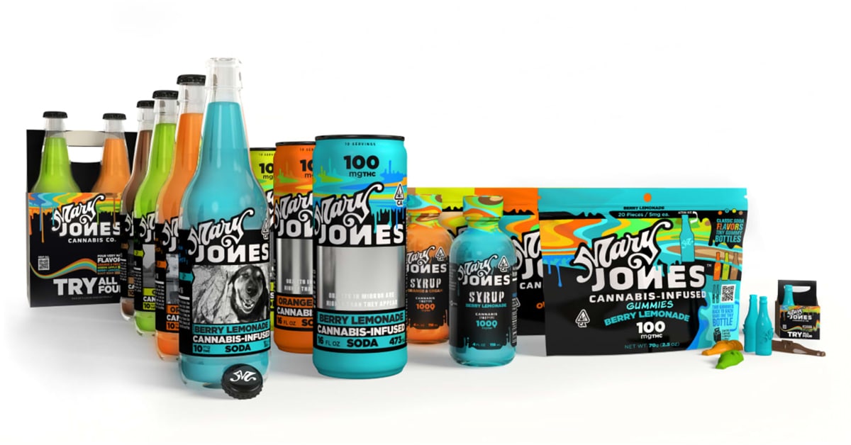 A photo of Jones Soda's Mary Jane cannabis edibles
