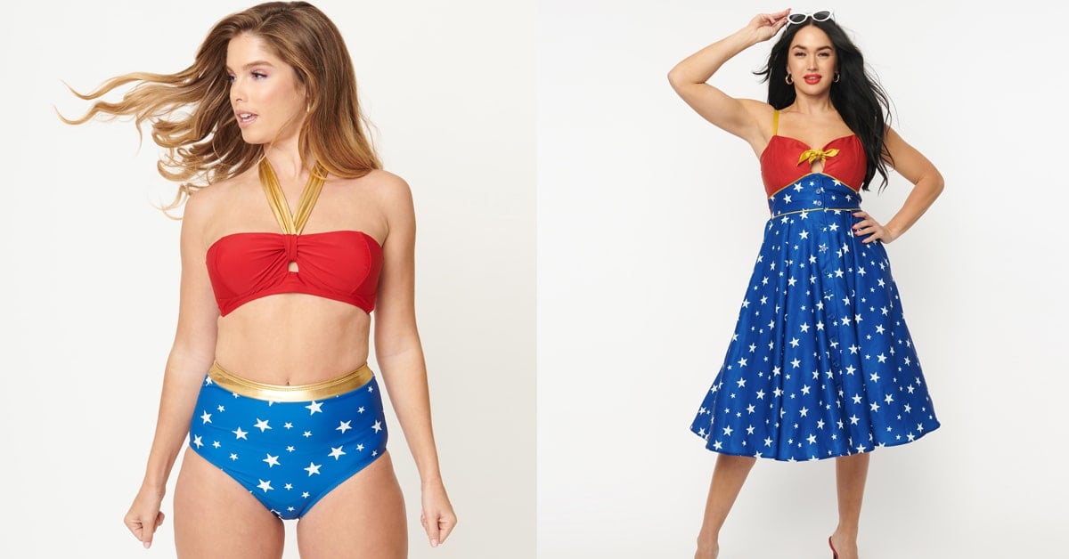 Female DC superheroes get a retro clothing collection from Unique Vintage