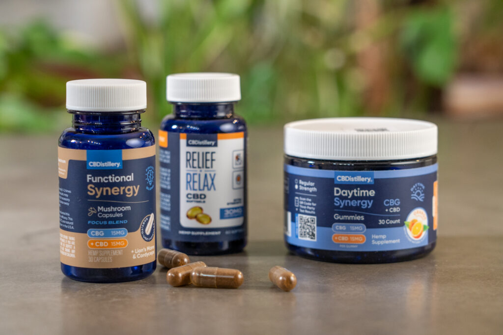 CBDistillery Functional Synergy Focus Mushroom Capsules