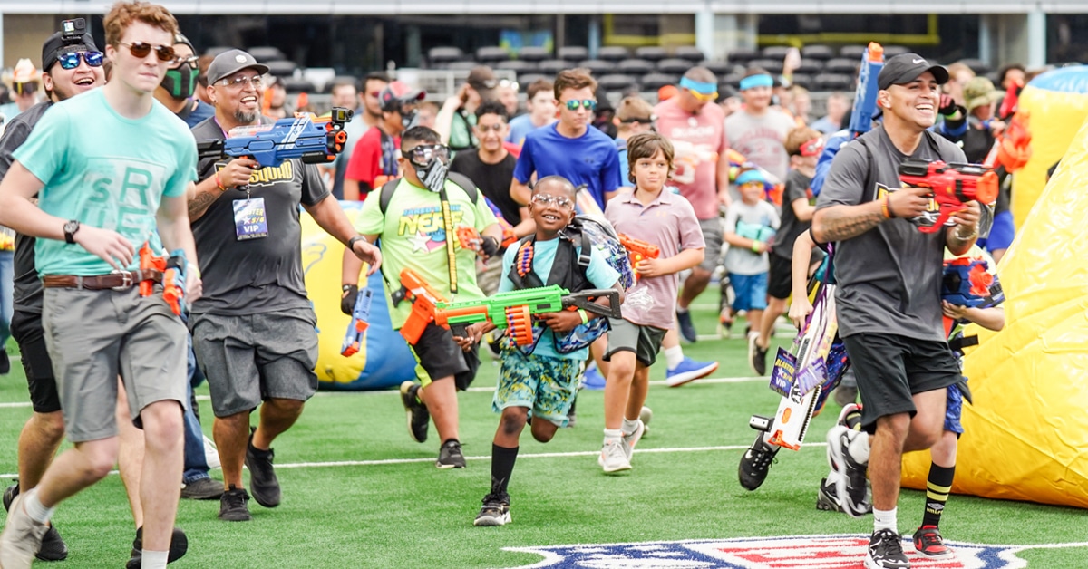 The world’s largest NERF battle
