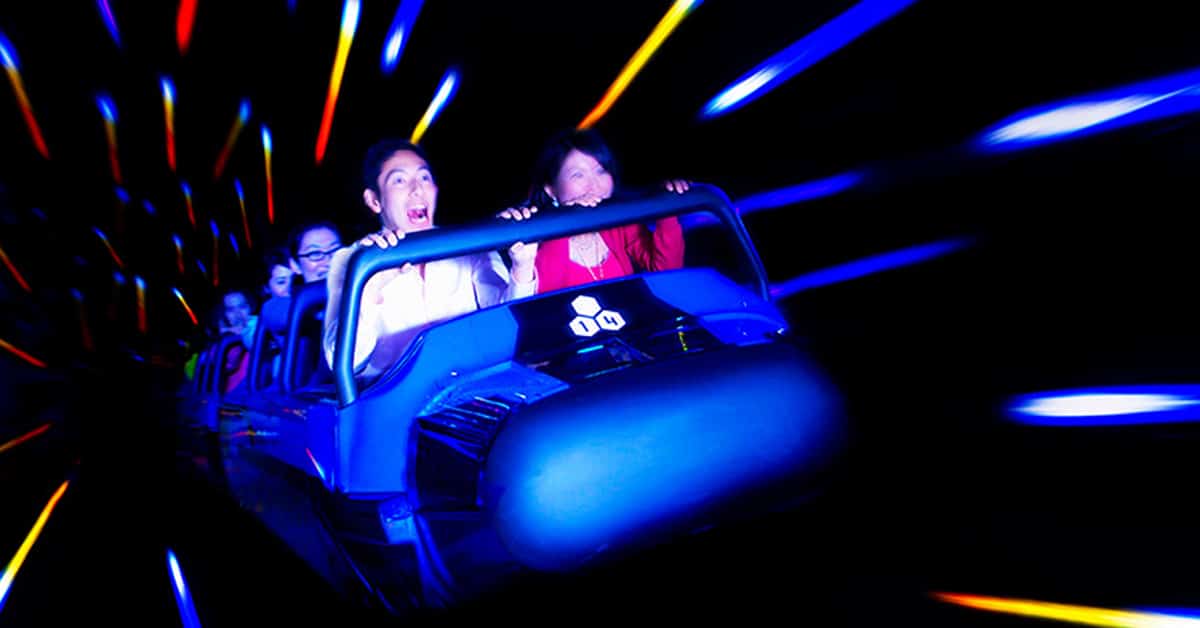 Tokyo Disneyland’s Space Mountain ride