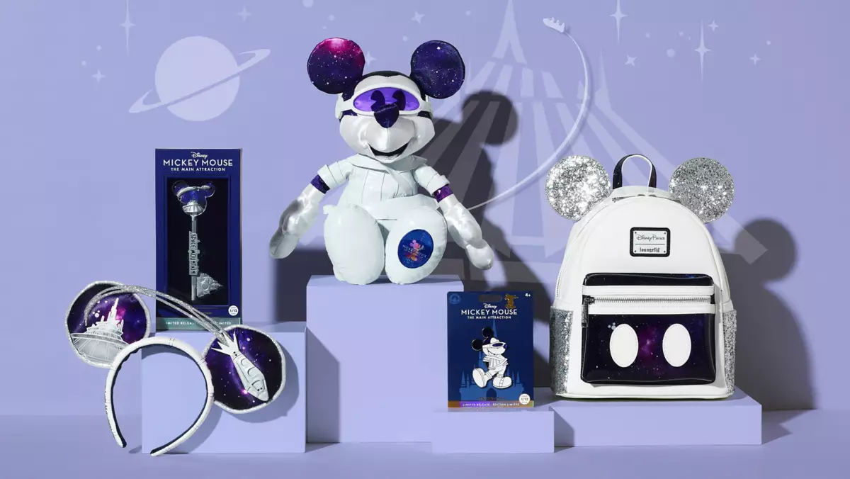 Micky Mouse reimagined as Space Mountain