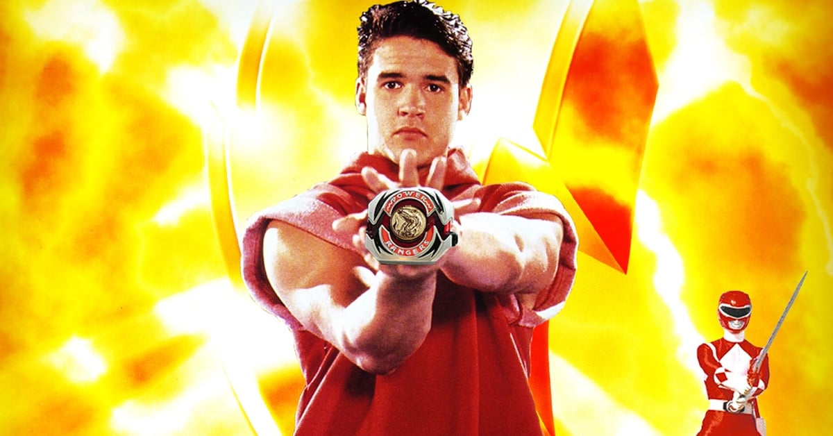 Austin St. John as Red Ranger Jason Lee Scott in Mighty Morphin Power Rangers