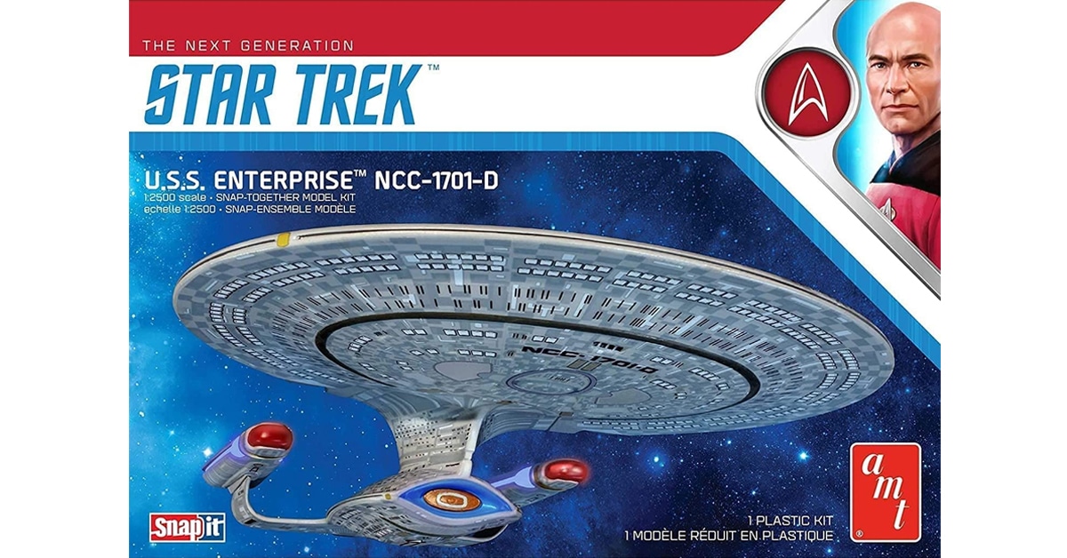 Star Trek USS Enterprise NCC-1701-D 1:2500 Scale Model Kit