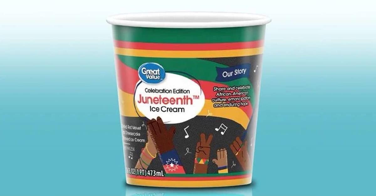 Walmart's Juneteenth ice cream