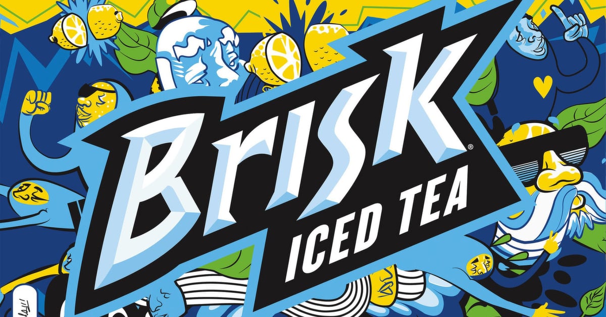 Brisk flavors of iced tea