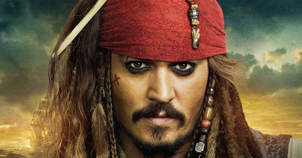 Johnny Depp as Jack Sparrow in Pirates of the Caribbean franchise
