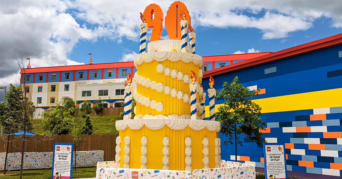 LEGO birthday cake