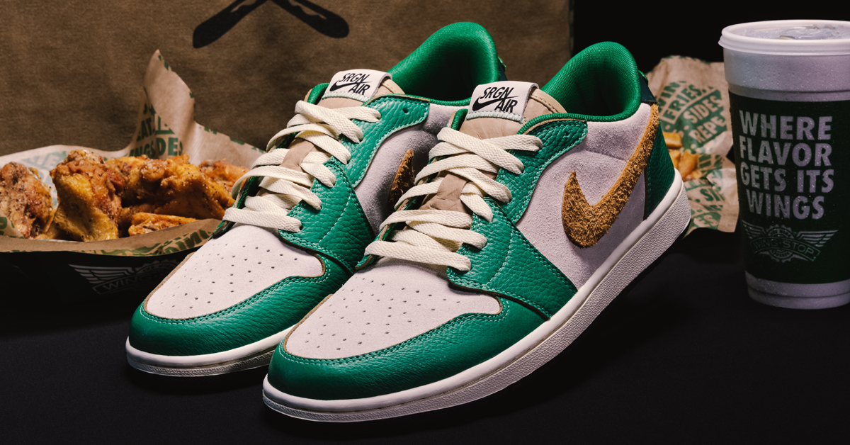 Wingstop x The Shoe Surgeon Lemon Pepper 1’s