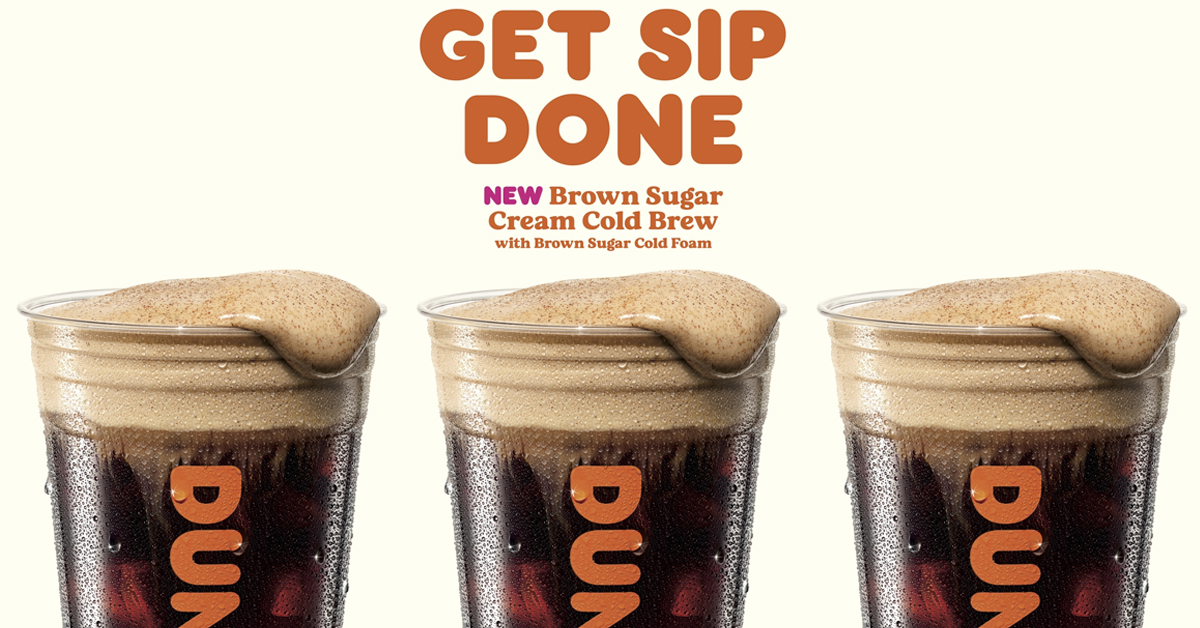 Dunkin's Brown Sugar Cream Cold Brew