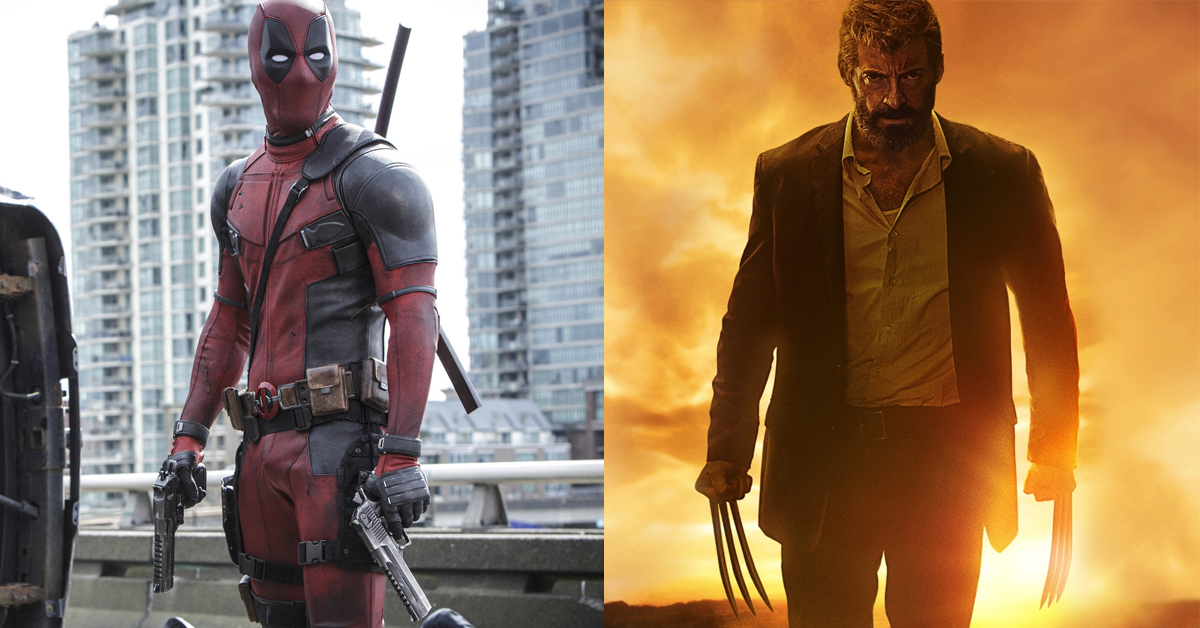 Ryan Reynolds as Deadpool and Hugh Jackman as Logan