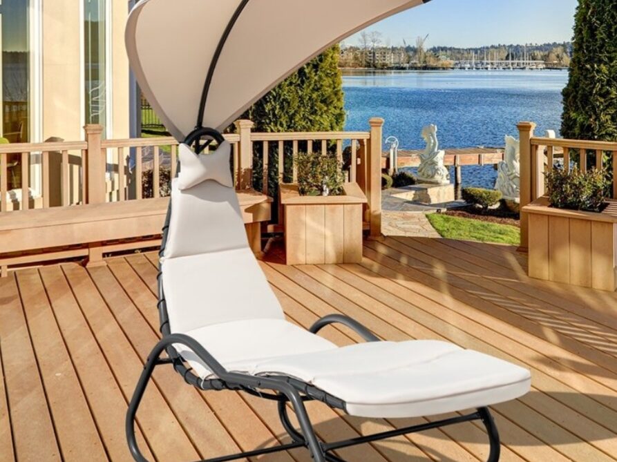 Costway chaise lounge swing