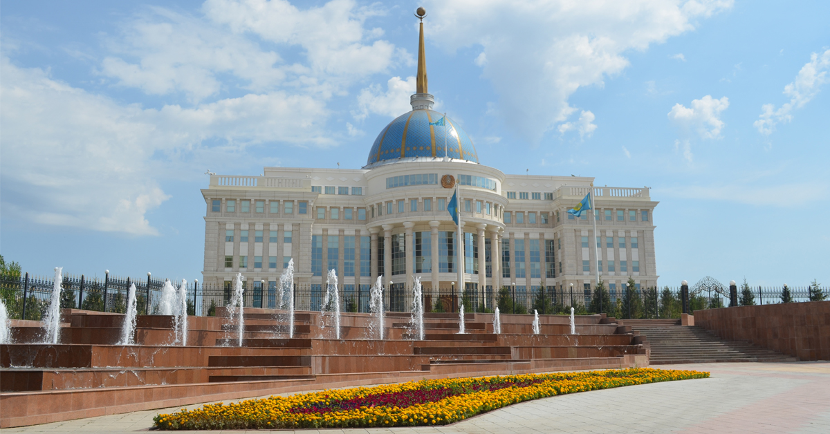 Ak Orda presidential palace in Kazakhstan's Astana, the weirdest city on Earth