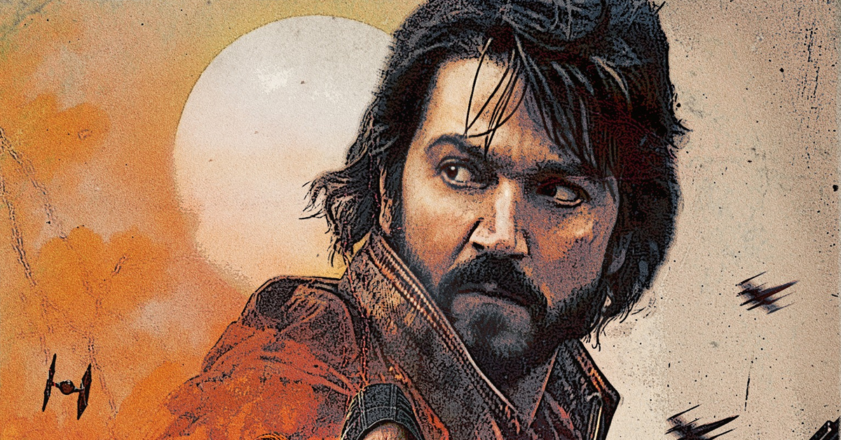 Diego Luna as Cassian Andor in the official poster for the Star Wars series Andor