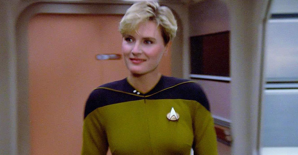 Denise Crosby as Tasha Yar in Star Trek: The Next Generation
