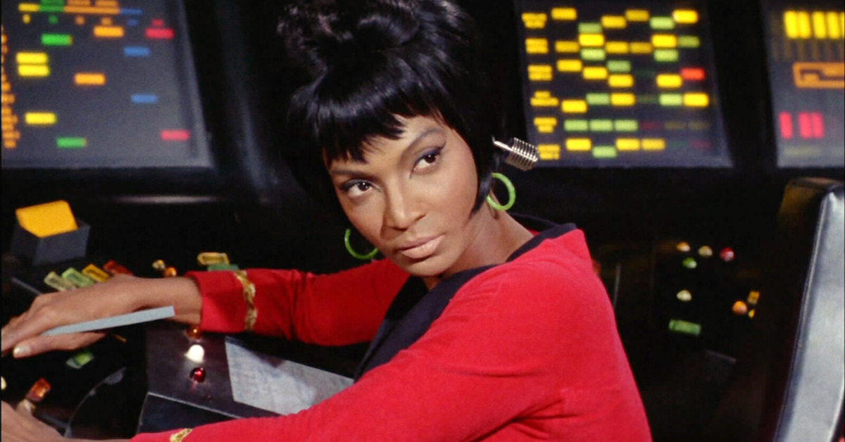 Nichelle Nichols as Nyota Uhura in Star Trek: The Original Series