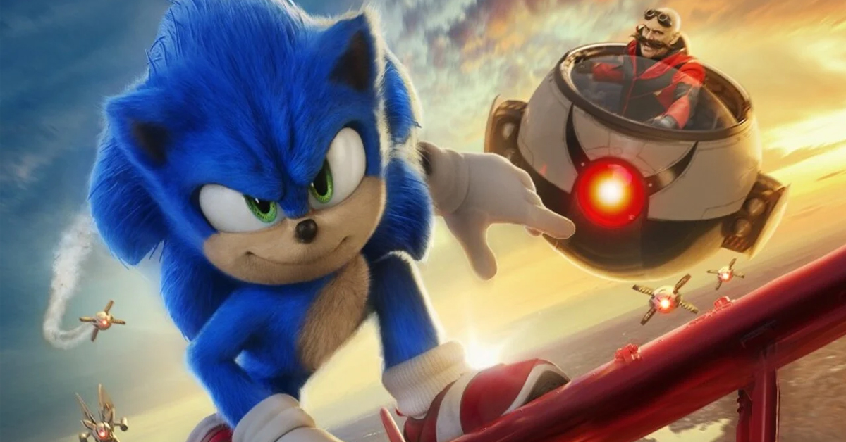 Sonic the Hedgehog and Jim Carrey's Doctor Robotnik in the Sonic the Hedgehog film series
