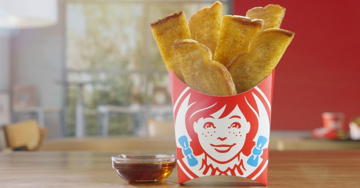 Wendy’s Homestyle French Toast Sticks with dipping