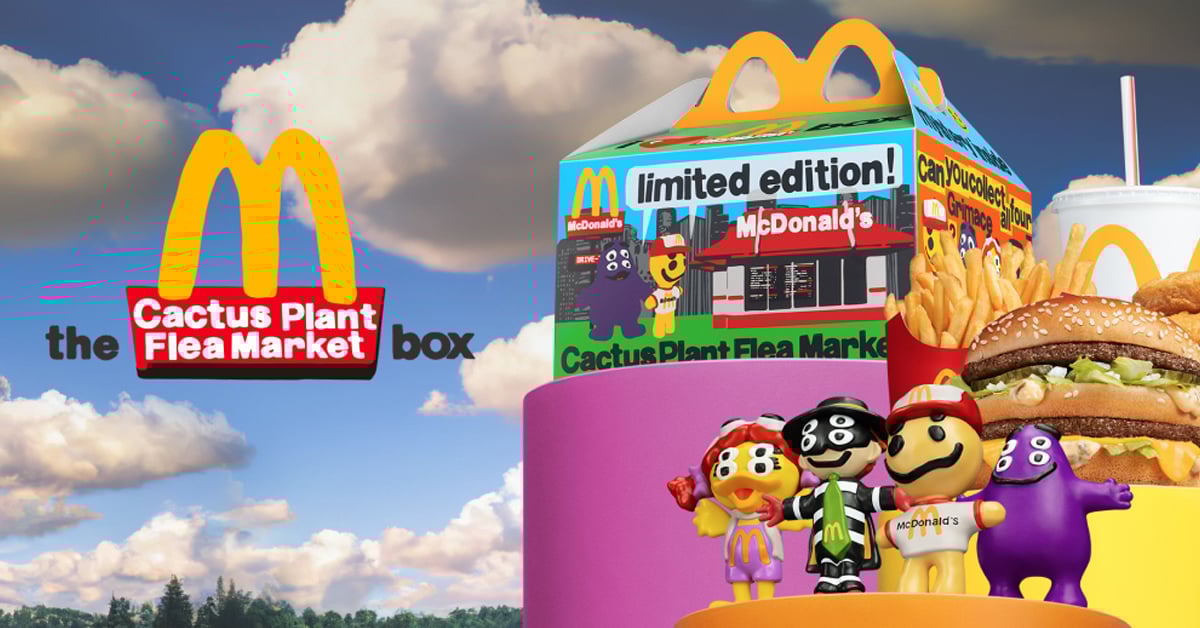 Cactus Plant Flea Market Box, a.k.a. McDonald's Happy Meal for adults