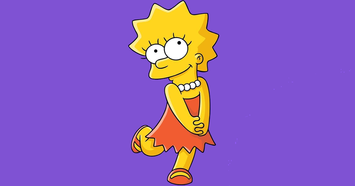 Lisa Simpson of the Fox sitcom The Simpsons