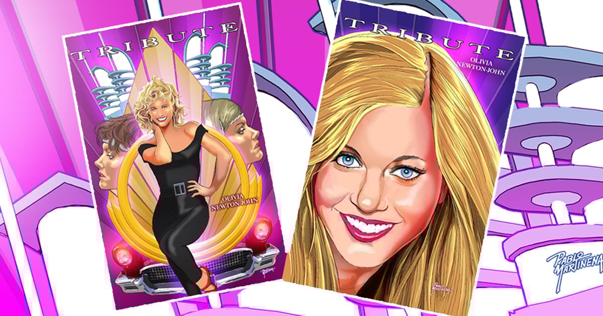 Olivia Newton-John Tribute comic book by TidalWave Comics