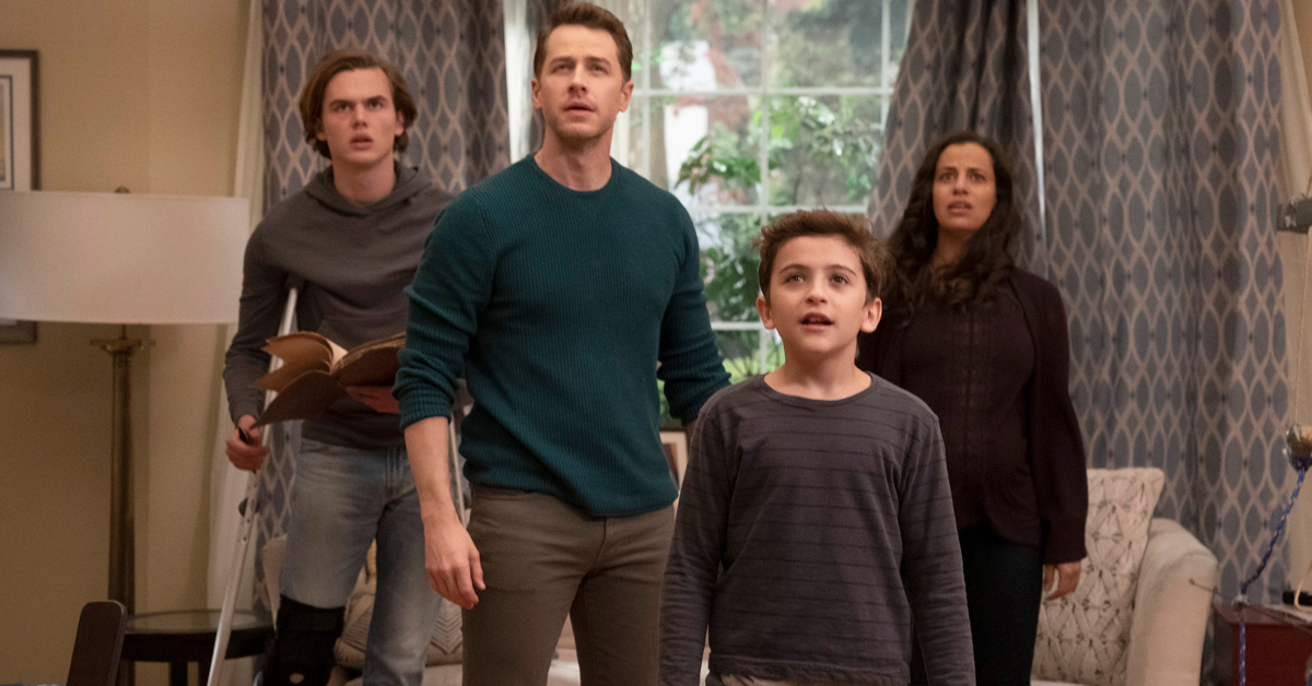 8 canceled shows that got revivals 8 Garrett Wareing as TJ Morrison, Josh Dallas as Ben Stone, Jack Messina as Cal Stone, and Parveen Kaur as Saanvi Bahl in the supernatural drama Manifest