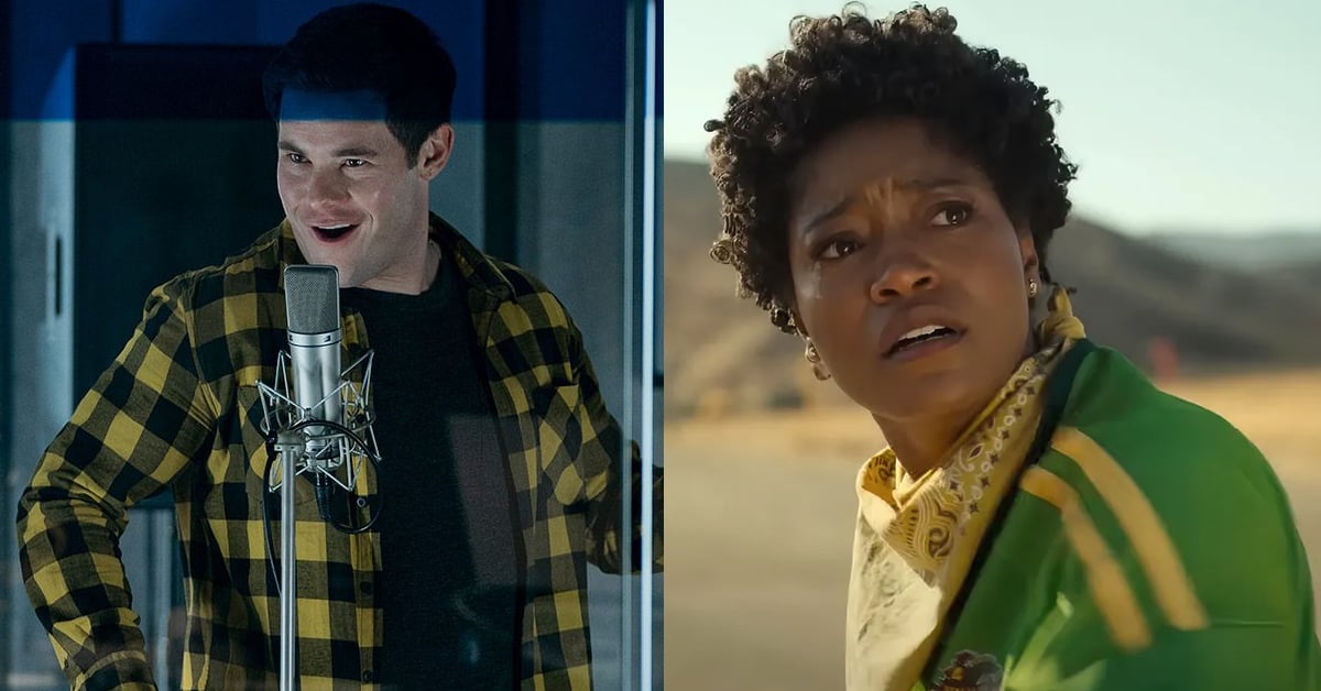 Adam Devine as Bumper Allen in Pitch Perfect: Bumper in Berlin and Keke Palmer in Nope