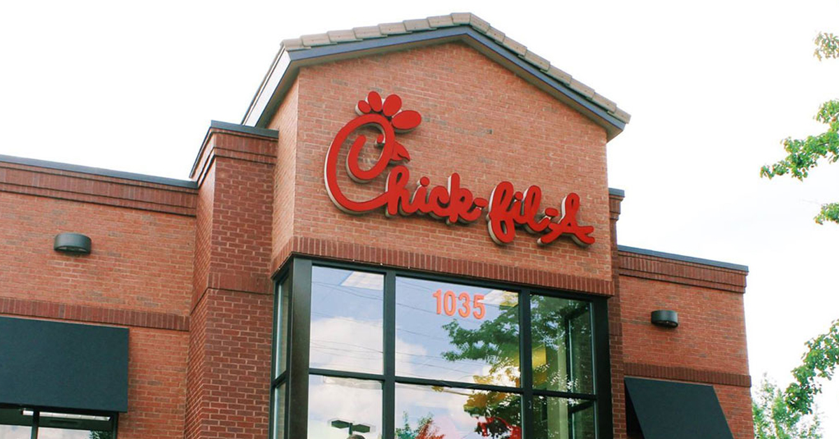 A Chick-fil-A restaurant