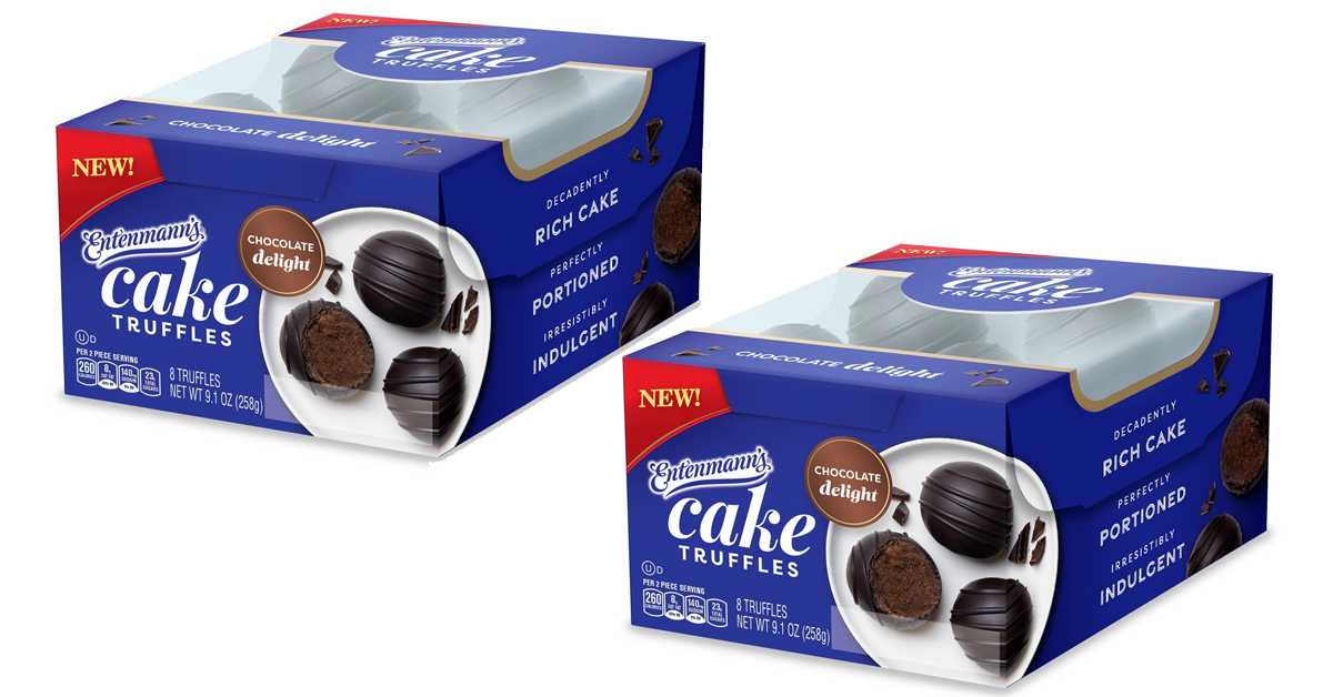Entenmann’s Chocolate Delight Cake Truffles and Entenmann’s Cookies & Crème Cake Truffles