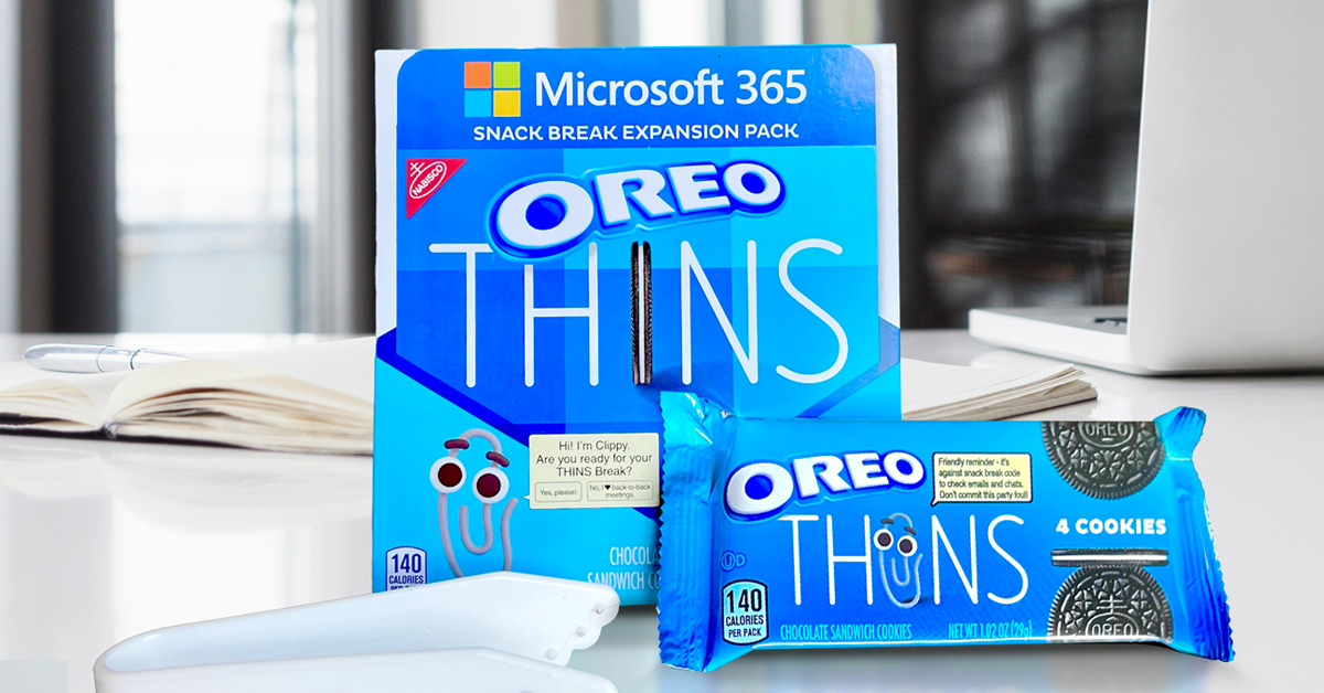 OREO THINS x Microsoft 365 Snack Break Expansion Cookie Pack