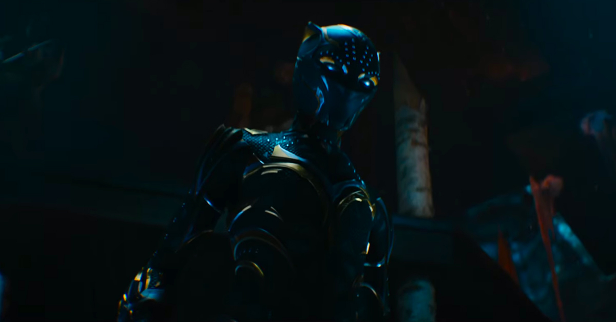 The new Black Panther in Black Panther: Wakanda Forever trailer