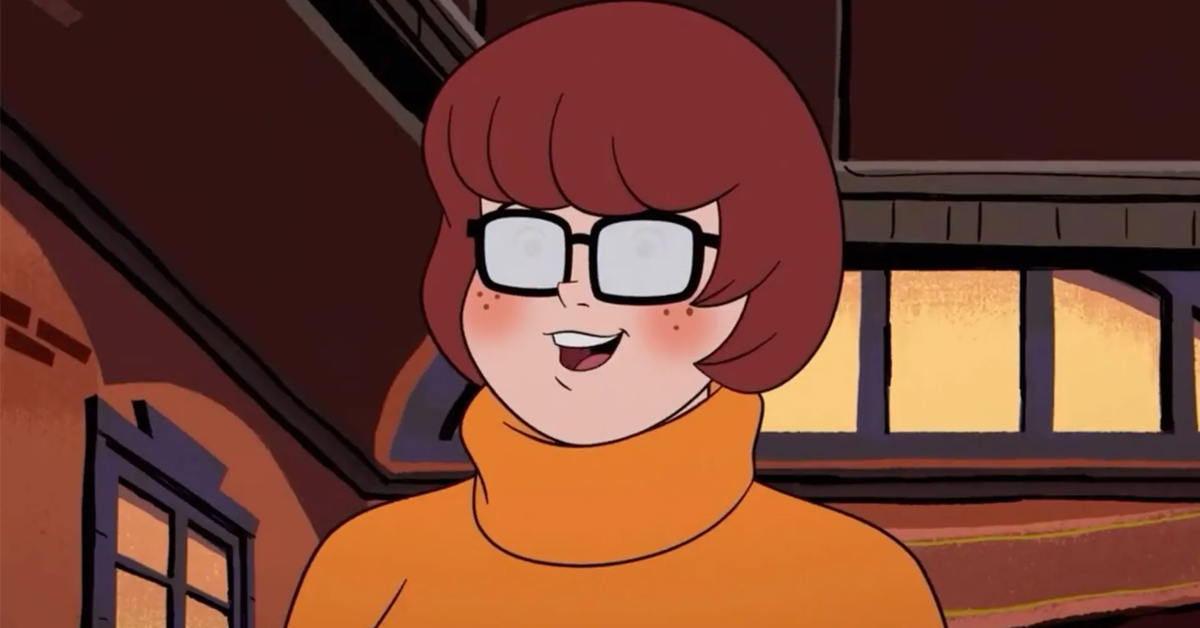Velma blushing in Trick or Treat Scooby-Doo!