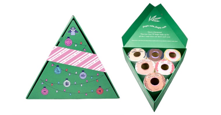 Bim Bam Boo's Christmas toilet paper Jingle Rolls