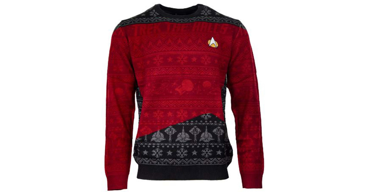 Star Trek ‘Trek the Halls’ Christmas Sweater for Adults