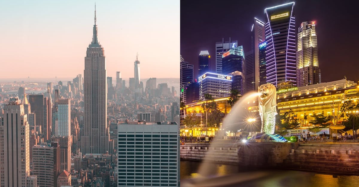 New York City and Singapore City top the most expensive city ranking of the Economist Intelligence Unit