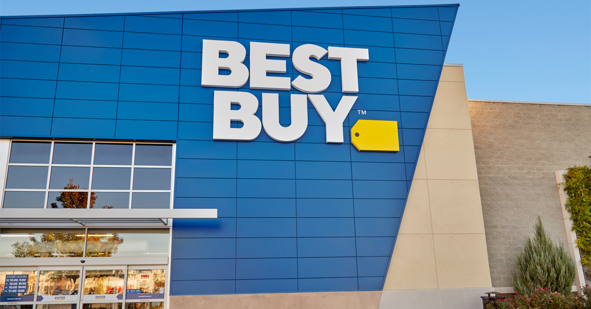 Storefront of a Best Buy location