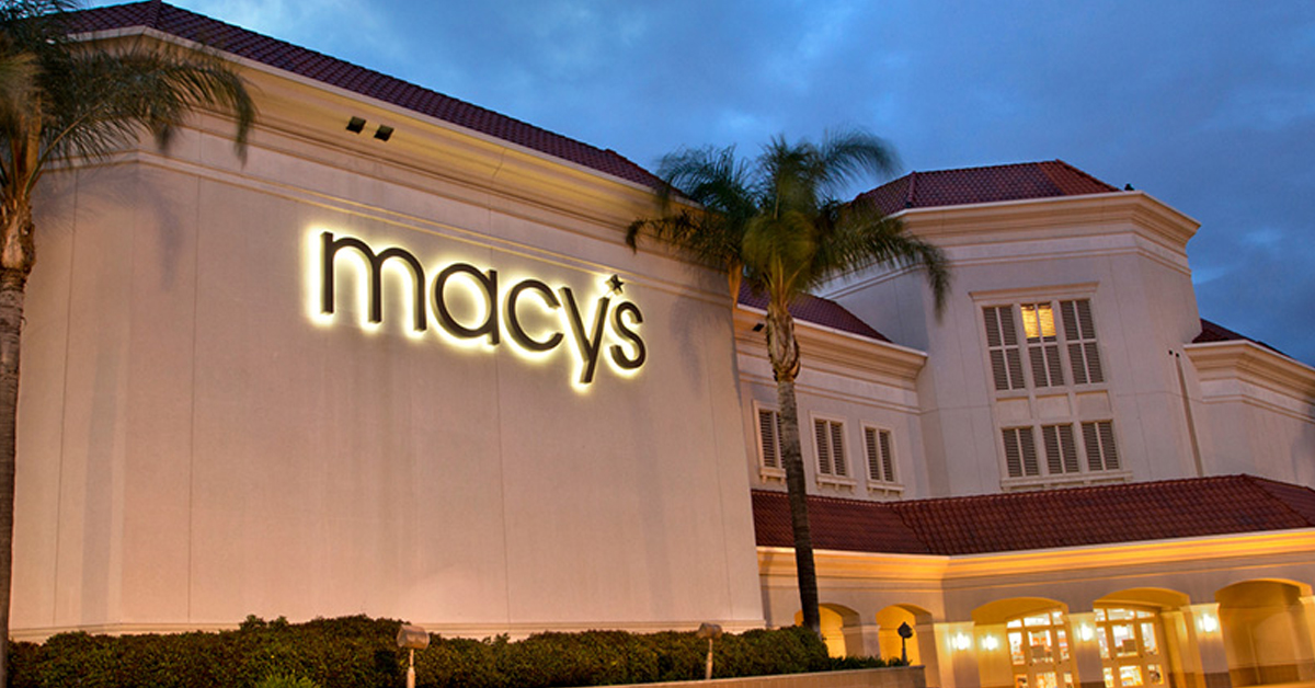 Storefront of a Macy's location