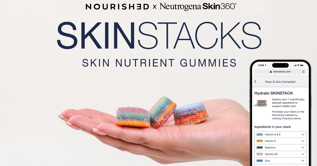 Nourished x Neutrogena Skin360 SKINSTACKS