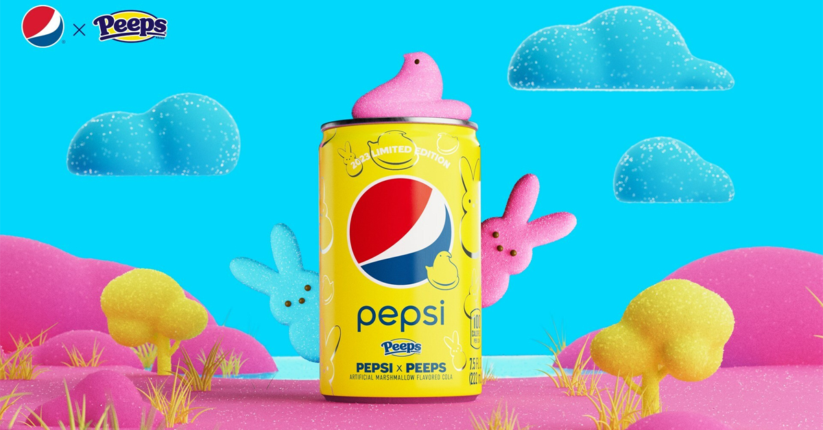 A 7.5-ounce can of Pepsi Peeps