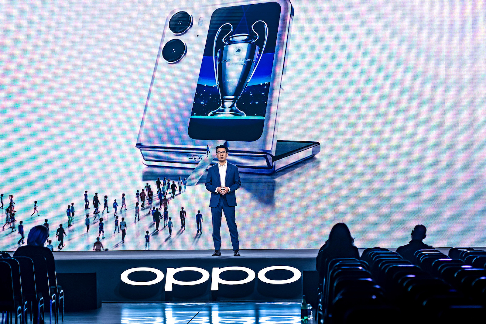 The Oppo Find N2 Flip launch event