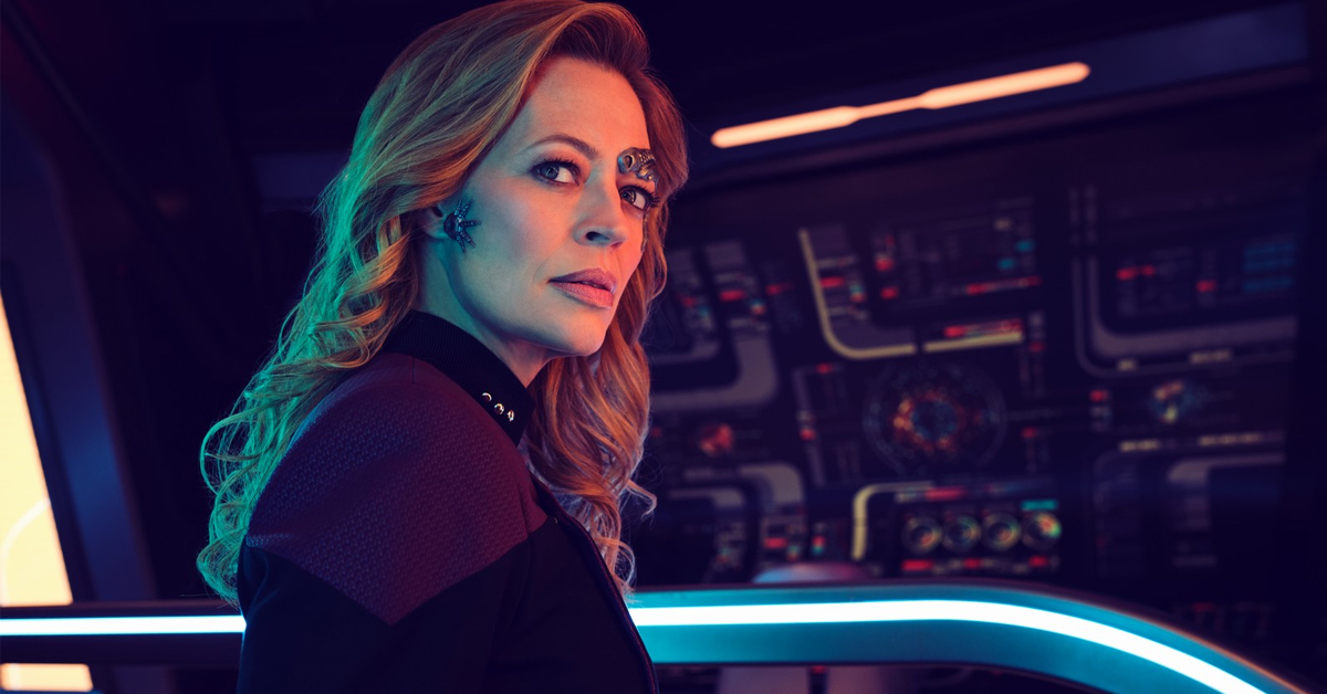 Jeri Ryan as Seven of Nine in Star Trek: Picard season 3
