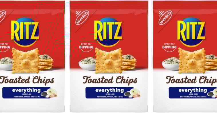 Ritz Everything Toasted Chips - the new flavor addition to the Ritz Toasted Chips product offering
