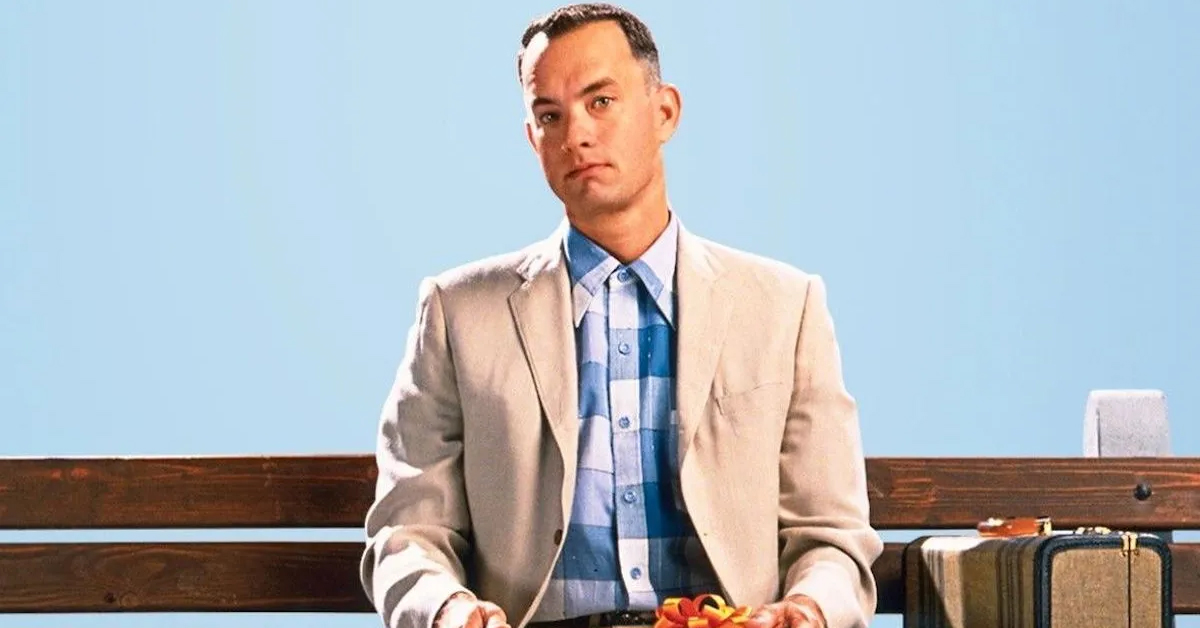 Tom Hanks in Forrest Gump - one the most inspirational movies on Netflix today