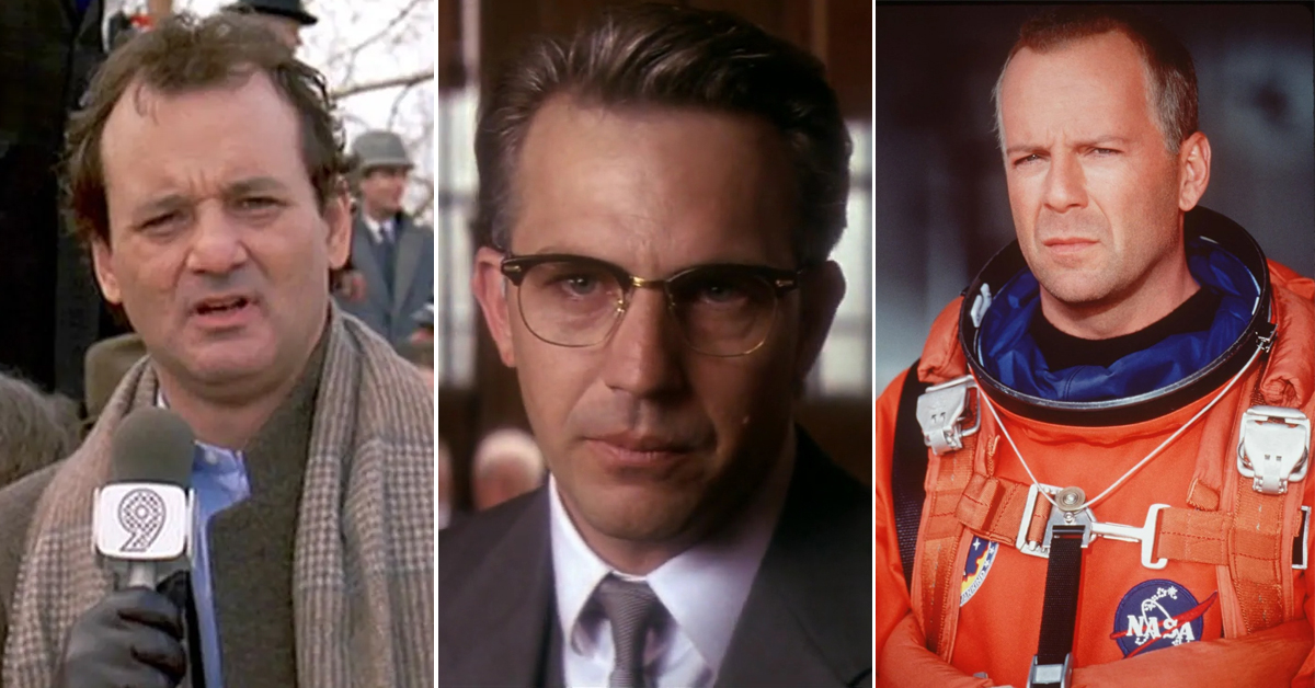 Groundhog Day, JFK, and Armageddon - three of the best Hulu movies from the 90s