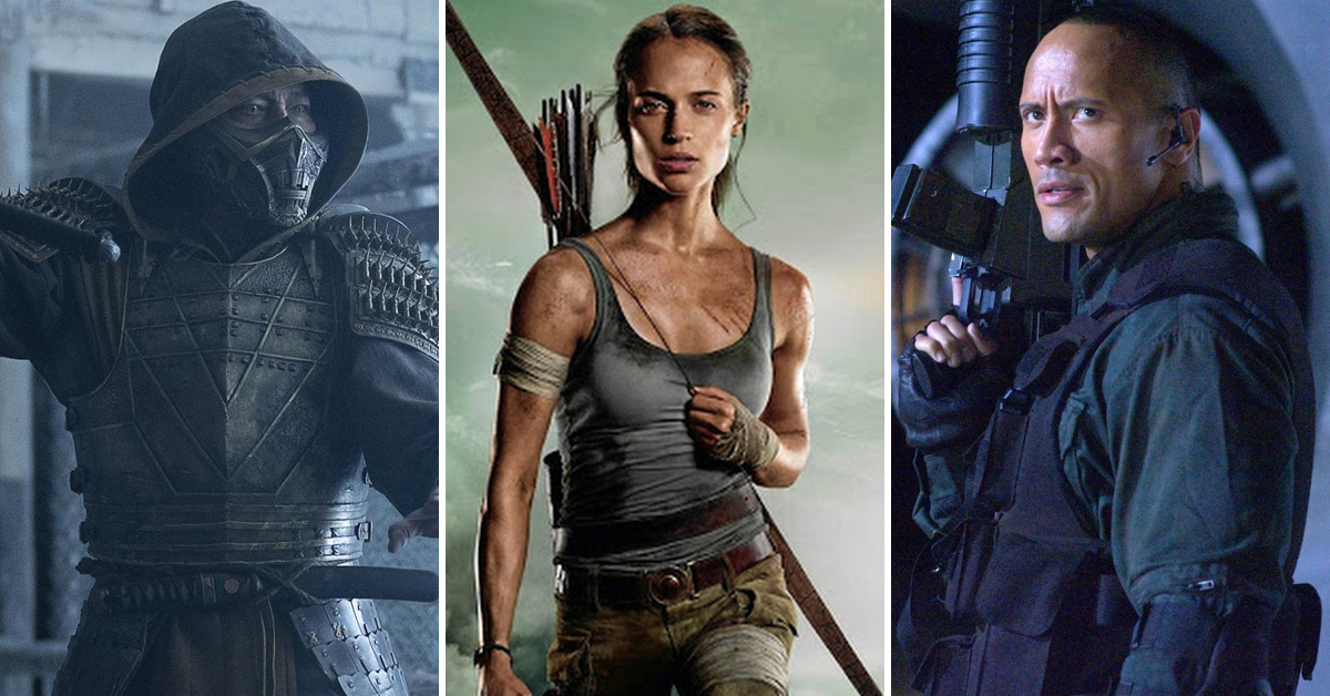 Mortal Kombat, Tom Raider, and Doom - 3 of the top video game adaptations ever