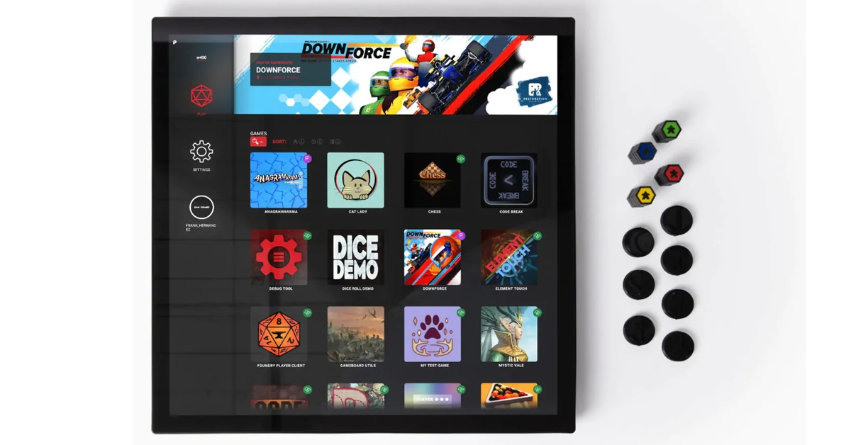 Last Gameboard, the only social gaming console that allows you to host concurrent play and use physical game pieces, while also enjoying various digital benefits