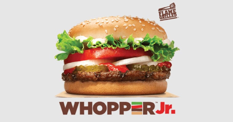 Burger King's Whopper Jr | ©Image Credit: Burger King