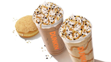 Dunkin's Butter Pecan Swirl lineup
