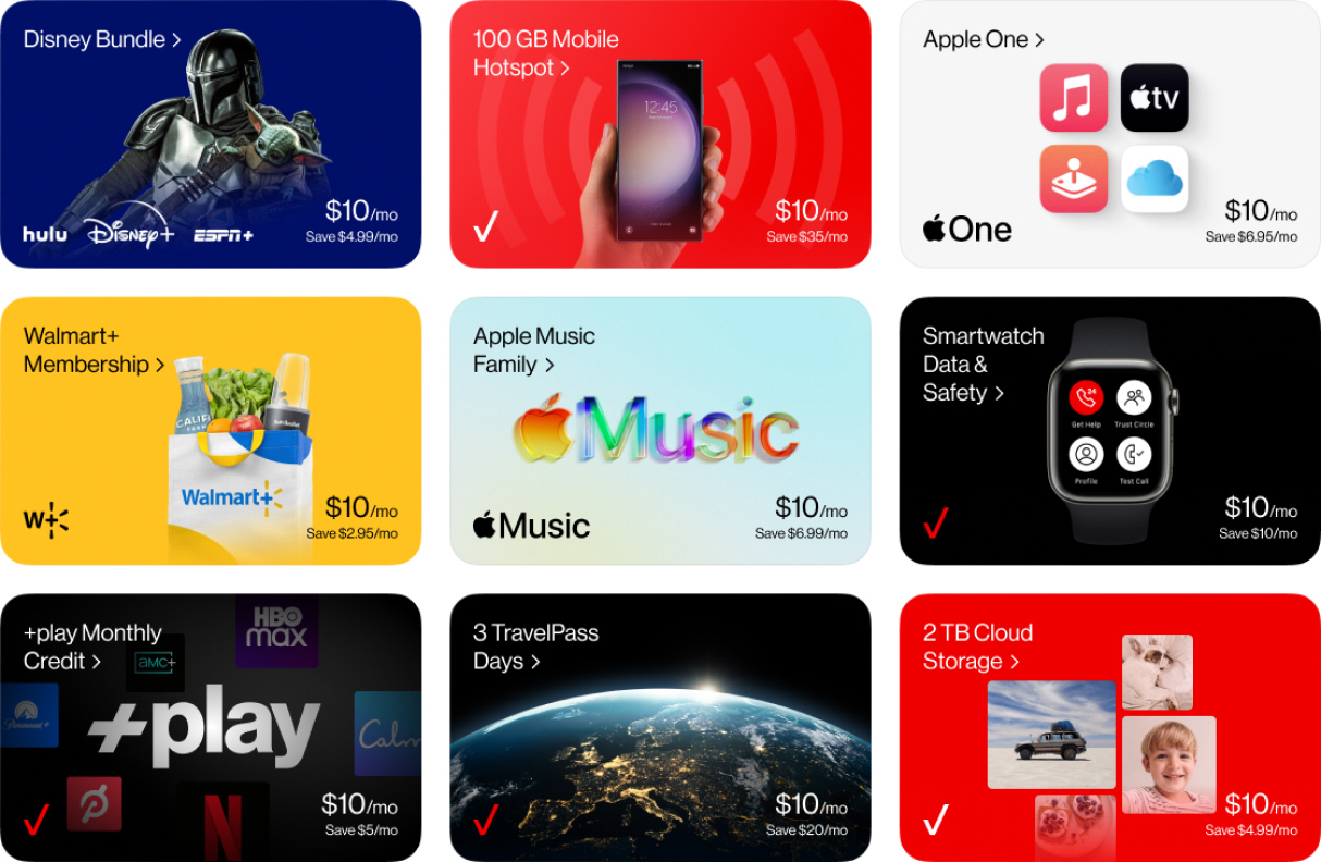 Verizon MyPlan Perks